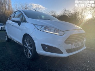 Location: Birmingham - 2015 FORD FIESTA TITANIUM X 5 DOOR HATCHBACK REG: PK15LKN, 998CC PETROL, 5 SPEED MANUAL PETROL, Former Keepers: 3, Keys: Yes, MOT Expiry date: 17/06/2026