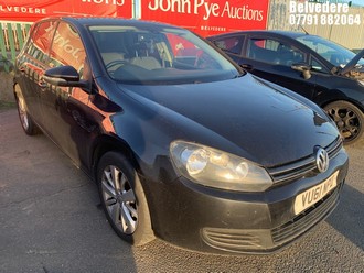 Location: BELVEDERE - 2011 VOLKSWAGEN GOLF SE TSI 5 Door Hatchback REG: VU61NPD, 1390cc Petrol, 6 Speed Manual Petrol, Former Keepers: 5, Keys: No, MOT: Expiry date11.07.2025