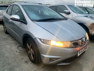 Location: Belvedere - 2010 HONDA CIVIC SE I-VTEC 5 DOOR HATCHBACK REG: RJZ2519, 1339cc PETROL, 6 SPEED MANUAL PETROL, Former Keepers: 3, Keys: Yes, MOT Expiry date: 22/06/2026