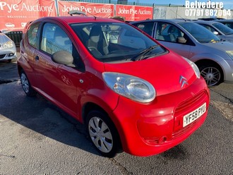 Location: Belvedere - 2009 CITROEN C1 VT 3 Door Hatchback REG: YF58PYU, Keys: No, MOT Expiry date: 27/02/2026, 998 Petrol, 5 Speed Manual Petrol, Former Keepers: 7