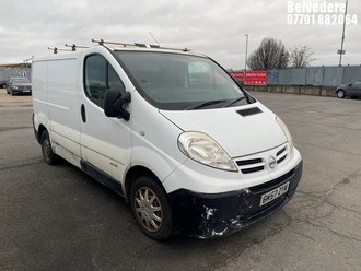 Location: Belvedere - 2007 NISSAN PRIMASTAR DCI 115 SE SWB Panel Van REG: GK57ZYM, Keys: No, MOT Expiry date: 21/11/2025, 1995 Diesel, 6 Speed Manual Diesel, Former Keepers: 5