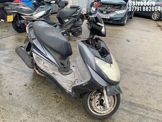 Location: Belvedere - 2007 YAMAHA NXC 125 CYGNUS Scooter REG: LJ07VJG, Keys: No, MOT Expiry date: 08.01.2025, 124 Petrol, Automatic, Former Keepers: 3