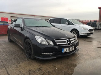 Location: Edinburgh - 2013 MERCEDES-BENZ E250 SPORT CDI BLUEEF-CY Coupe REG: LL13KRZ, Keys: No, MOT Expiry date: 28/08/2025, 2143 Diesel, 7 Speed Auto Diesel, Former Keepers: 3