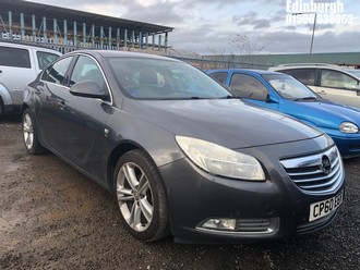 Location: Edinburgh - 2010 VAUXHALL INSIGNIA SRI 128 CDTI 5 Door Hatchback REG: CP60EER, Keys: No, MOT Expiry date: 08/02/2026, 1956 Diesel, 6 Speed Manual Diesel, Former Keepers: 4