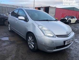 Location: Edinburgh - 2008 TOYOTA PRIUS T SPIRIT VV-I AUTO 5 Door Hatchback REG: SH08YUN,Keys:No,MOT Expiry date:08/05/2026,1497 Hybrid Electric,Variable 1 Speed Auto Petrol/E,Former Keepers: 10