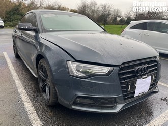 NOTE: ATF Registered Buyers ONLY - Location: Birmingham - 2010 AUDI A5 S LINETOI QUATTRO 5 DOOR HATCHBACK REG: NA10ZFV, 2967CC DIESEL, 6 SPEED MANUAL DIESEL, Former Keepers: 4, Keys: Yes