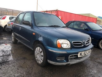 Location: Edinburgh - 2002 NISSAN MICRA SE 16V 5 Door Hatchback REG: NL52LXA, Keys: No, MOT Expiry date: 01/11/2025, 1348 Petrol, 5 Speed Manual Petrol, Former Keepers: 2