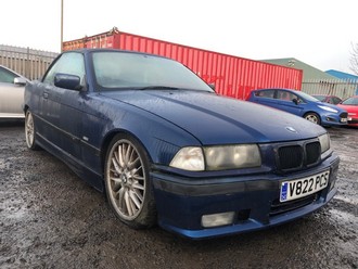 Location: Edinburgh - 1999 BMW 318I CONVERTIBLE Convertible REG: V822PCS, Keys: No, MOT Expiry date: 27/02/2020, 1796 Petrol, 5 Speed Manual Petrol, Former Keepers: 20