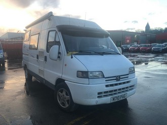 Location: Edinburgh - 1995 PEUGEOT BOXER SWB Van REG: M710PAG, Keys: No, MOT Expiry date: 23/07/2025, 2800 Diesel,, Former Keepers: 2