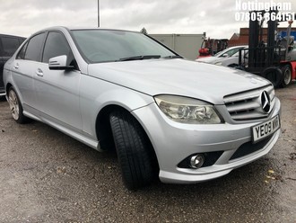Location: Nottingham - 2009 MERCEDES C220 SPORT CDI A 4 Door Saloon REG: YE09WNR, Keys: No, MOT Expiry date: 11/04/2025, 2148 Diesel, 5 Speed Auto Diesel, Former Keepers: 10