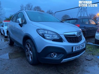 Location: Mitcham - 2015 VAUXHALL MOKKA EXCLUSIV CDTI S/S 5 Door Hatchback REG: EY15CXV, Keys: No, MOT Expiry date: 29/07/2025, 1686 Diesel, 6 Speed Manual Diesel, Former Keepers: 2