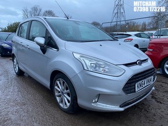 Location: Mitcham - 2014 FORD B-MAX TITANIUM AUTO MPV REG: KN64VKK, Keys: No, MOT Expiry date: 28/01/2026, 1596 Petrol, 5 Speed Auto Petrol, Former Keepers: 5