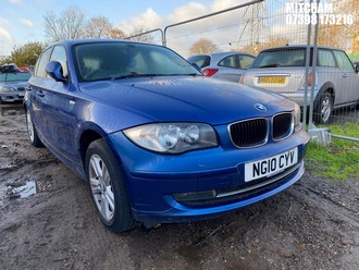Location: Mitcham - 2010 BMW 118D SE 5 Door Hatchback REG: NG10CYV, Keys: No, MOT Expiry date: 27/03/2025, 1995 Diesel, 6 Speed Manual Diesel, Former Keepers: 5