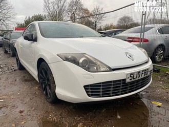 Location: Mitcham - 2010 RENAULT LAGUNA TOMTOM EDITION DCI Coupe REG: SL10FBB, Keys: No, MOT Expiry date: 26/07/2026, 1995 Diesel, 6 Speed Manual Diesel, Former Keepers: 7