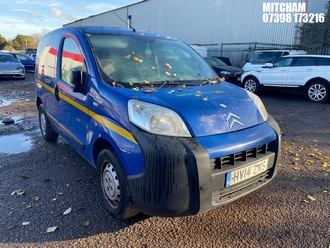 Location: Mitcham - 2014 CITROEN NEMO 660 X HDI Panel Van REG: HV14ZNS, Keys: No, MOT Expiry date: 01/10/2025, 1248 Diesel, 5 Speed Manual Diesel, Former Keepers: 5