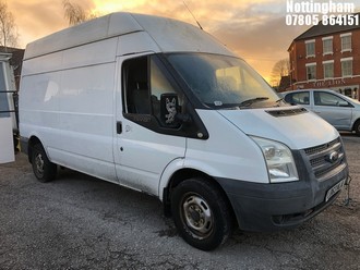 Location: Nottingham - 2013 FORD TRANSIT 100 T350 RWD Panel Van REG: LD63NLA, Keys: No, MOT Expiry date: 10/06/2026, 2198 Diesel, 6 Speed Manual Diesel, Former Keepers: 2