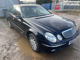 Location: Peterborough - 2004 MERCEDES E200 KOMP ELEGANCE 4 Door Saloon REG: HW04DYA, Keys: No, MOT Expiry date: 12/09/2025, 1796 Petrol, 6 Speed Manual Petrol, Former Keepers: 8