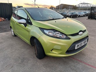 Location: Brentwood - 2009 FORD FIESTA ECONETIC TDCI 3 Door Hatchback REG: RK59YBP, Keys: No, MOT Expiry date: 03.05.2023, 1560 Diesel, 5 Speed Manual Diesel, Former Keepers: 5