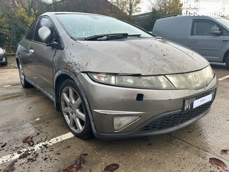 Location: Brentwood - 2006 HONDA CIVIC EX I-VTEC 5 Door Hatchback REG: LS56HSZ, Keys: No, MOT Expiry date: 02/05/2025, 1799 Petrol, 6 Speed Manual Petrol, Former Keepers: 9