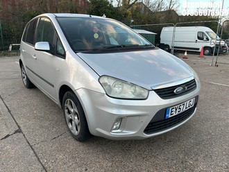 Location: Brentwood - 2007 FORD C-MAX ZETEC MPV REG: EY57LGJ, Keys: No, MOT Expiry date: 09/08/2025, 1798 Petrol, 5 Speed Manual Petrol, Former Keepers: 4
