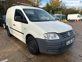 Location: Brentwood - 2008 VOLKSWAGEN CADDY C20 TDI 104 Car Derived Van REG: GL08JWF, Keys: No, MOT Expiry date: 30/10/2025, 1896 Diesel, 5 Speed Manual Diesel, Former Keepers: 8