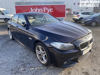 Location: South Wales - 2014 BMW 520D M SPORT AUTO 4 Door Saloon REG: HF64NHU, Keys: No, MOT Expiry date: 05/08/2025, 1995 Diesel, 8 Speed Auto Diesel, Former Keepers: 2
