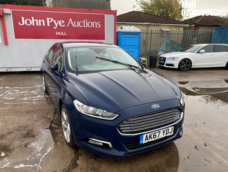 Location: Hull - 2018 FORD MONDEO TITANIUM TDCI AUTO 5 Door Hatchback REG: AK67YDJ, Keys: No, MOT Expiry date: 30/01/2026, 1997 Diesel, 6 Speed Auto Diesel, Former Keepers: 2