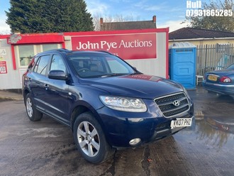 Location: Hull - 2007 HYUNDAI SANTA FE CDX CRTD 4WD Estate REG: VK07PHZ, Keys: No, MOT Expiry date: 26/02/2026, 2188 Diesel, 5 Speed Manual Diesel, Former Keepers: 7