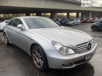 Location: Hayes - 2005 MERCEDES CLS 350 AUTO Coupe REG: YT55VLA, Keys: No, MOT Expiry date: 10/11/2025, 3498 Petrol, 7 Speed Auto Petrol, Former Keepers: 3
