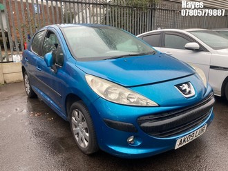 Location: Hayes - 2009 PEUGEOT 207 S 5 Door Hatchback REG: AK09LUR, Keys: No, MOT Expiry date: 22/05/2026, 1360 Petrol, 5 Speed Manual Petrol, Former Keepers: 6