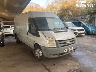 Location: Hayes - 2009 FORD TRANSIT 100 T350L RWD Panel Van REG: MJ09MVU, Keys: No, MOT Expiry date: 26/02/2026, 2402 Diesel, 5 Speed Manual Diesel, Former Keepers: 5