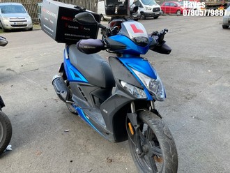 Location: Hayes - 2020 KYMCO AGILITY CITY PLUS 125 Scooter REG: LM70LUP, Keys: No, MOT Expiry date: 15/05/2026, 125 Petrol, AUTOMATIC, Former Keepers: 2