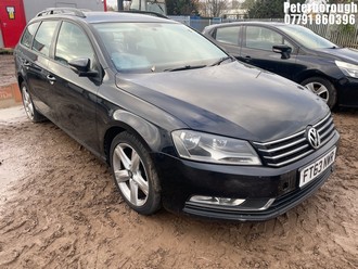 Location: Peterborough - 2014 VOLKSWAGEN PASSAT S BLUEMOTION TECH Estate REG: FT63NWR, Keys: No, MOT Expiry date: 22/09/2026, 1598 Diesel, 6 Speed Manual Diesel, Former Keepers: 6