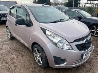 Location: Peterborough - 2012 CHEVROLET SPARK PLUS 5 Door Hatchback REG: NA12NVY, Keys: No, MOT Expiry date: 06/01/2026, 995 Petrol, 5 Speed Manual Petrol, Former Keepers: 4