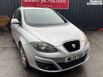 Location: Stapleford - 2013 SEAT ALTEA XL SE COPA CR TDI S Estate REG: ML13TUU, Keys: Yes, MOT Expiry date: 11/11/2026, 1598 Diesel, 7 Speed S-Auto Diesel, Former Keepers: 4