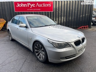 Location: Stapleford - 2007 BMW 520D SE 4 Door Saloon REG: HT07JXA, Keys: Yes, MOT Expiry date: 03/04/2026, 1995 Diesel, 6 Speed Manual Diesel, Former Keepers: 8