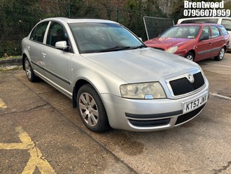Location: Brentwood - 2004 SKODA SUPERB COMFORT TDI 4 Door Saloon REG: KT53JWX, Keys: No, MOT Expiry date: 12/11/2025, 2496 Diesel, 6 Speed Manual Diesel, Former Keepers: 9