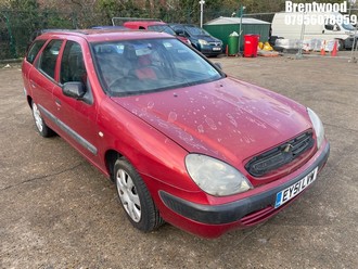 Location: Brentwood - 2001 CITROEN XSARA L 8V Estate REG: EY51LVW, Keys: No, MOT Expiry date: 17/09/2025, 1360 Petrol, 5 Speed Manual Petrol, Former Keepers: 5