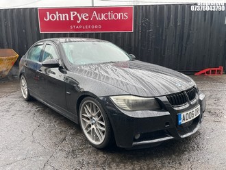 Location: Stapleford - 2006 BMW 320D M SPORT 4 Door Saloon REG: AO06ORH, Keys: Yes, MOT Expiry date: 25/08/2026, 1995 Diesel, 6 Speed Manual Diesel, Former Keepers: 10