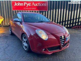 Location: Stapleford - 2009 ALFA ROMEO MITO VELOCE JTDM 120 3 Door Hatchback REG: WV09ENR, Keys: Yes, MOT Expiry date: 02/09/2026, 1598 Diesel, 6 Speed Manual Diesel, Former Keepers: 5
