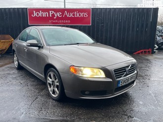 Location: Stapleford - 2008 VOLVO S80 SE SPORT AUTO 4 Door Saloon REG: SV08PPX, Keys: Yes, MOT Expiry date: 10/12/2025, 2401 Diesel, 6 Speed Auto Diesel, Former Keepers: 6