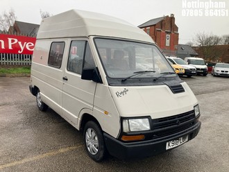 Location: Nottingham - 1993 RENAULT TRAFIC HDS MOTOR CARAVAN REG: K918LUF, 1721cc PETROL, MANUAL, Former Keepers: 7, Keys: Yes, MOT Expiry date: 08/12/2024