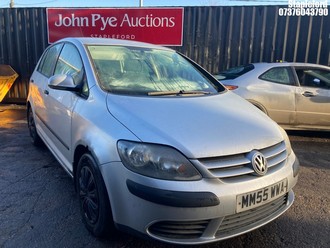 Location: Stapleford - 2005 VOLKSWAGEN GOLF PLUS S TDI 90 5 Door Hatchback REG: MM55WWA, Keys: Yes, MOT Expiry date: 14/05/2025, 1900 Diesel, 5 Speed Manual Diesel, Former Keepers: 6