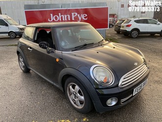Location: South Wales - 2008 MINI ONE 3 Door Hatchback REG: FE08XKX, Keys: No, MOT Expiry date: 11/09/2025, 1397 Petrol, 6 Speed Manual Petrol, Former Keepers: 7