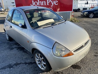 Location: South Wales - 2007 FORD KA ZETEC CLIMATE 3 Door Hatchback REG: KF57LEU, Keys: No, MOT Expiry date: 26/10/2018, 1297 Petrol, 5 Speed Manual Petrol, Former Keepers: 2