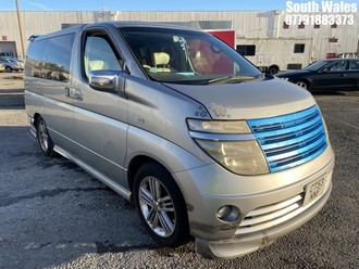 Location: South Wales - 2003 NISSAN ELGRAND MPV REG: CT53NNF, Keys: No, MOT Expiry date: 30/06/2021, 3490 Petrol, 5 speed manual, Former Keepers: 4