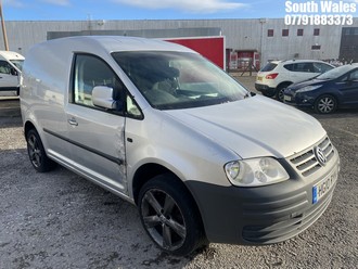Location: South Wales - 2010 VOLKSWAGEN CADDY C20 TDI 104 Panel Van REG: HG10RYK, Keys: No, MOT Expiry date: 21/03/2026, 1968 Diesel, 5 Speed Manual Diesel, Former Keepers: 9