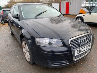 Location: Manchester - 2008 AUDI A3 SE TDI 170 A 5 Door Hatchback REG: EK08UEX, 1968 Diesel, 6 Speed Auto Diesel, Former Keepers: 9, Keys: No, MOT Expiry date: 22/05/2026