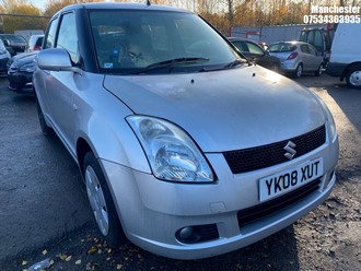 Location: Manchester - 2008 SUZUKI SWIFT GL 5DR 5 Door Hatchback REG: YK08XUT, 1328 Petrol, 5 Speed Manual Petrol, Former Keepers: 8, Keys: No, MOT Expiry date: 12/10/2026
