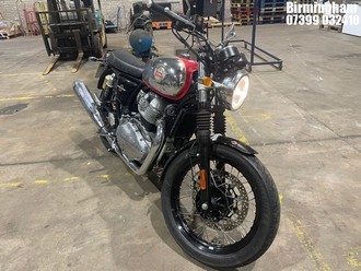 Location: Birmingham - 2024 ROYAL ENFIELD INTERCEPTOR INT 650 E5 Motorcycle REG: DL24BDX, 648cc Petrol,, Former Keepers: 0, Keys: Yes, MOT Expiry date: